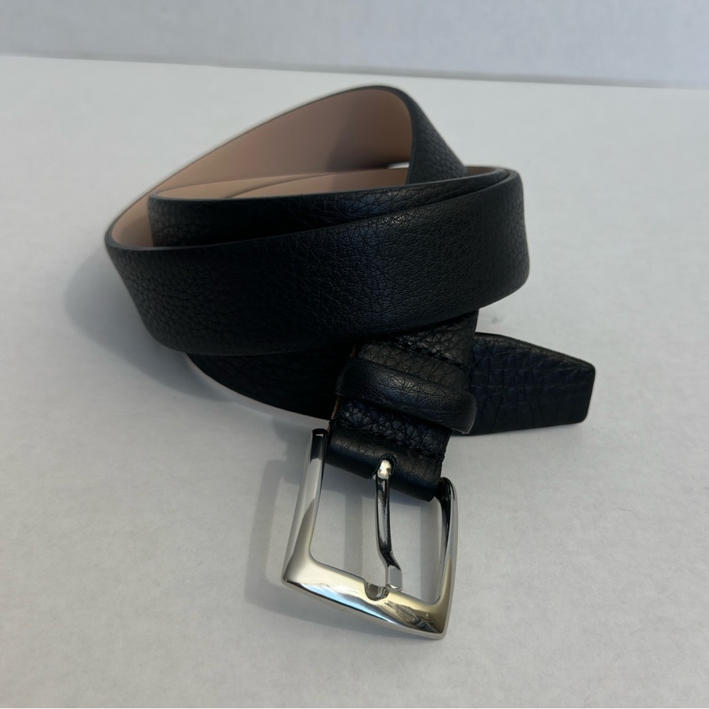 Massimo Dutti | Men’s Genuine Leather Belt | Size 95 (38”) | Made in Spain - Picture 4 of 14
